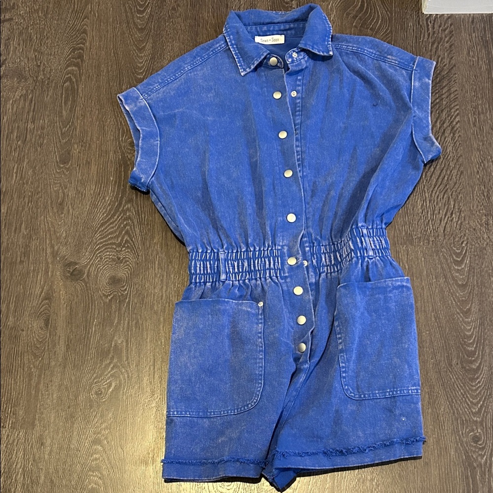 Blue Denim romper